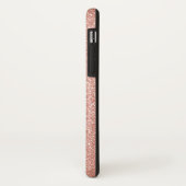 Rosa-Glitzer und Sparklogramm Case-Mate iPhone Hülle (Hinten/Links)