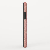 Rosa-Glitzer und Sparklogramm Case-Mate iPhone Hülle (Hinten/Rechts)