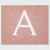 Rosa-Glitzer und Sparklogramm Geschenkpapier (Flach)