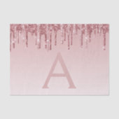 Rosa-Glitzer und Sparklogramm Seidenpapier (Vorderseite)