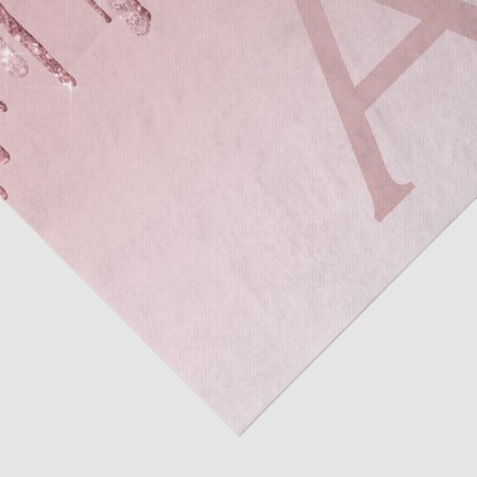 Rosa-Glitzer und Sparklogramm Seidenpapier (Ausschnitt)