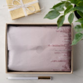 Rosa-Glitzer und Sparklogramm Seidenpapier (Geschenk)