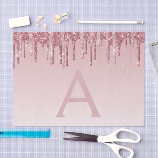 Rosa-Glitzer und Sparklogramm Seidenpapier (Handwerk)