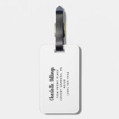 Rosa Glitzer Vegas Junggeselinnen-Abschied Gepäcks Gepäckanhänger (Rückseite vertikal)