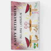 Rosa Glitzer Wein, Relax & Travel Happy Rental Banner (Vertikal)