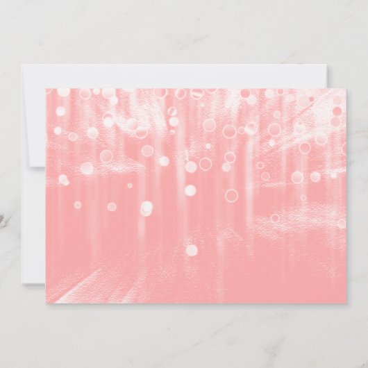 Rosa Glitzer Werden Sie meine Brautjungfrau? Einladung (Rückseite)