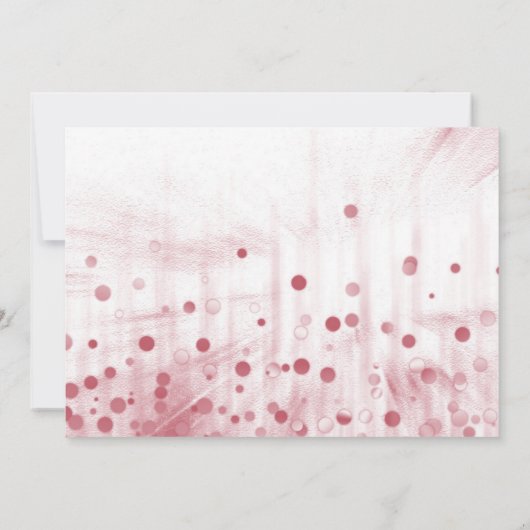 Rosa Glitzer wird meine Einladung sein (Rückseite)