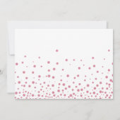 Rosa Glitzer wirst du meine Einladung sein (Rückseite)