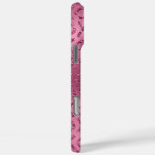 Rosa Glitzer XOXO Case-Mate iPhone Hülle (Rückseite / Rechts)