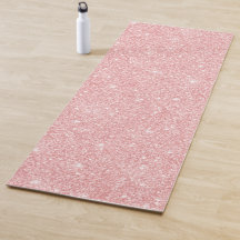 Rosa Glitzer Yoga Mat