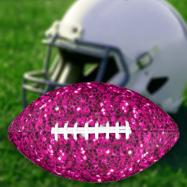 Rosa Glitzern Glitzer Football