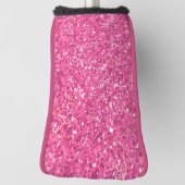 Rosa glitzerndes Glitzer Golf Headcover (Rotieren 90)