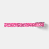 Rosa glitzerndes Glitzer Satinband (Vorderseite)