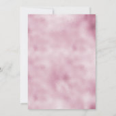 Rosa Glitzy Glitzer Lila Einhorn (Rückseite)