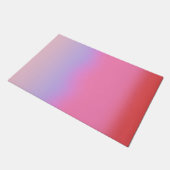 Rosa Glow Gradient Fußmatte (Schrägansicht)