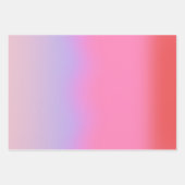 Rosa Glow Gradient Geschenkpapier Set (Vorderseite 2)