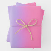Rosa Glow Gradient Geschenkpapier Set (Beispiel)