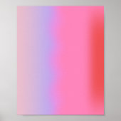 Rosa Glow Gradient Poster (Vorne)