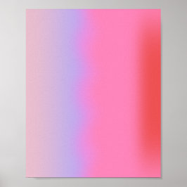 Rosa Glow Gradient Poster