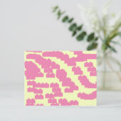 Rosa Glück 888 Postkarte (Stehend Vorderseite)