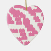 rosa glückliche 888 keramikornament (Rechts)