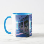 Rosa-Glückliche Nägel Tasse (Links)