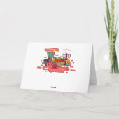 Rosa glücklicher Kwanzaa Feiertagskarte (Rückseite)