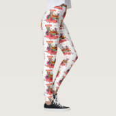 Rosa glücklicher Kwanzaa Leggings (Rechts)