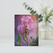 Rosa Goddess Art Postkarte (Stehend Vorderseite)