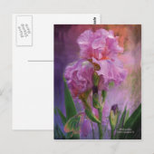 Rosa Goddess Art Postkarte (Vorne/Hinten)