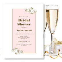 Rosa Gold Brautparty