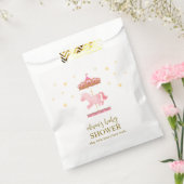 Rosa Gold Elegante Carousel Carnival Baby Dusche Geschenktütchen (Versiegelt)