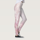 Rosa Gold Floral Marmor Leggings (Rechts)