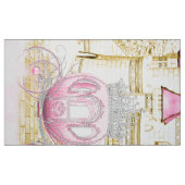 Rosa Gold Foto Stand Foto Hintergrund Stoff (Fat Quarter (45,7 x 55,9 cm))
