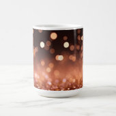 Rosa Gold Glitter Kaffeetasse (Mittel)