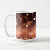 Rosa Gold Glitter Kaffeetasse (Links)