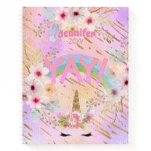 Rosa Gold Glitzer Einhorn Face Girls Motivierend