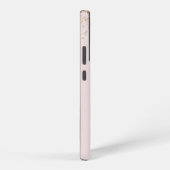 Rosa Gold Glitzer Girly Hübscher Anfangsname Samsung Galaxy Hülle (Rechte Seite)