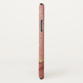 Rosa-Gold-Glitzer und knackige Tierdrucke Case-Mate iPhone Hülle (Hinten/Rechts)