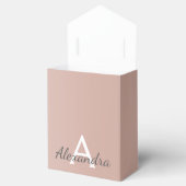 Rosa-Gold-Glitzer und Sparklogramm Geschenkschachtel (Geöffnet)