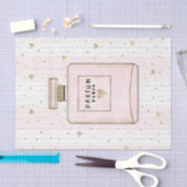 Rosa & Gold hören Paris Parfum Chic Mode Seidenpapier (Handwerk)