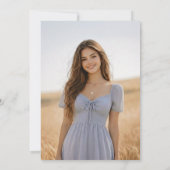 Rosa Gold Mädchenhaft Handgezeichnete Konfetti Abs Einladung (Rückseite)