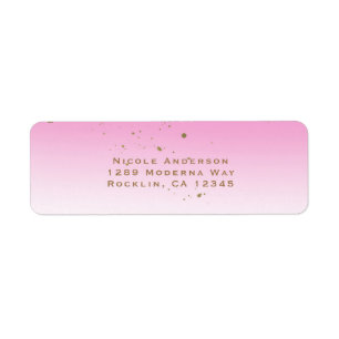Rosa & Gold Modernes Glam BRAUTPARTY Elegante