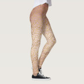 Rosa Gold Ombre Leopard Print Leggings (Rechts)