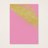 Rosa Gold Pinselspitze Ohrring-Display-Karten (Rückseite)