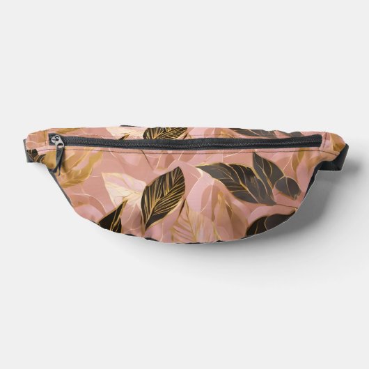 Rosa Gold Popular Boho Blätter Collection Bauchtasche (Ablage )