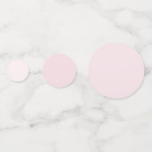 Rosa Gold Silberpunkte Konfetti (Rückseiten)