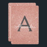 Rosa-Gold-Sparkone-Glitzer Geburtstagsparty Einladung<br><div class="desc">Blush Pink - Rose Gold und Karkohle Grau (Grau) Sparkle Glitzer Girly Birthday Party Monogram Name und Initial Birthday Party Einladung. Diese Einladung ist perfekt für die Rose Gold Sparkle Glitzer Girly Party auf der Suche nach Feiern in Pink Rose Gold.</div>
