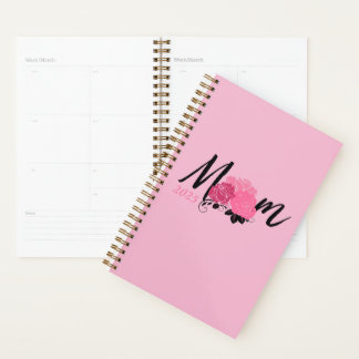 Rosa Gold Spiralnotebook für Mama Planer