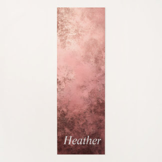 Rosa Gold Texturierter Hintergrund Yogamatte